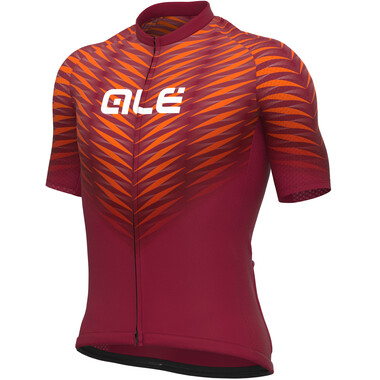 ALE CYCLING THORN Short-Sleeved Jersey Burgundy 2023 0